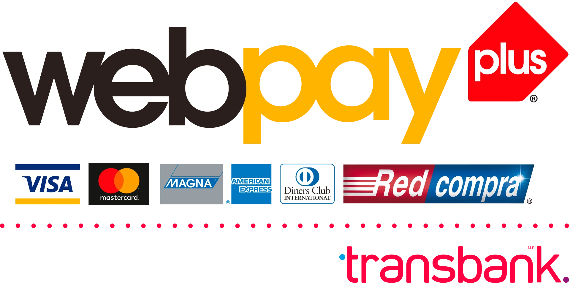 Webpay Plus by Transbank — Visa, Mastercard, Magna, American Express, Diners Club, Redcompra